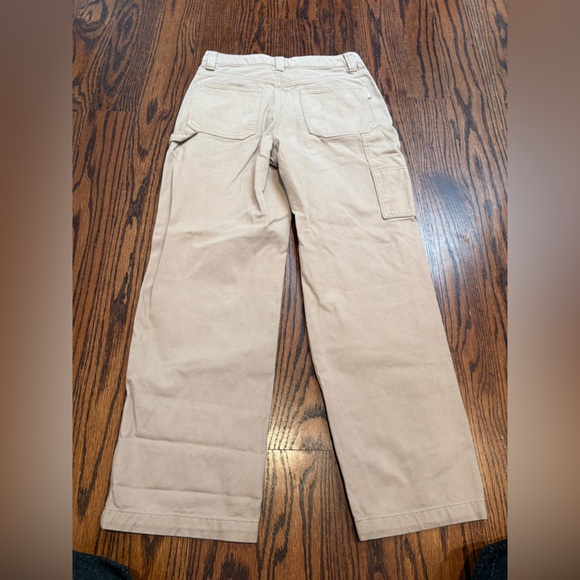 Aritzia Tna Greenwich carpenter pants size 6 cream - Picture 6 of 7